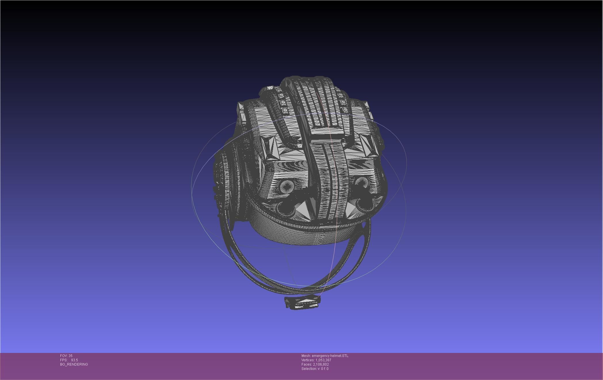 Alien Nostromo Emergency Helmet Printable Assembly 3D print model_19