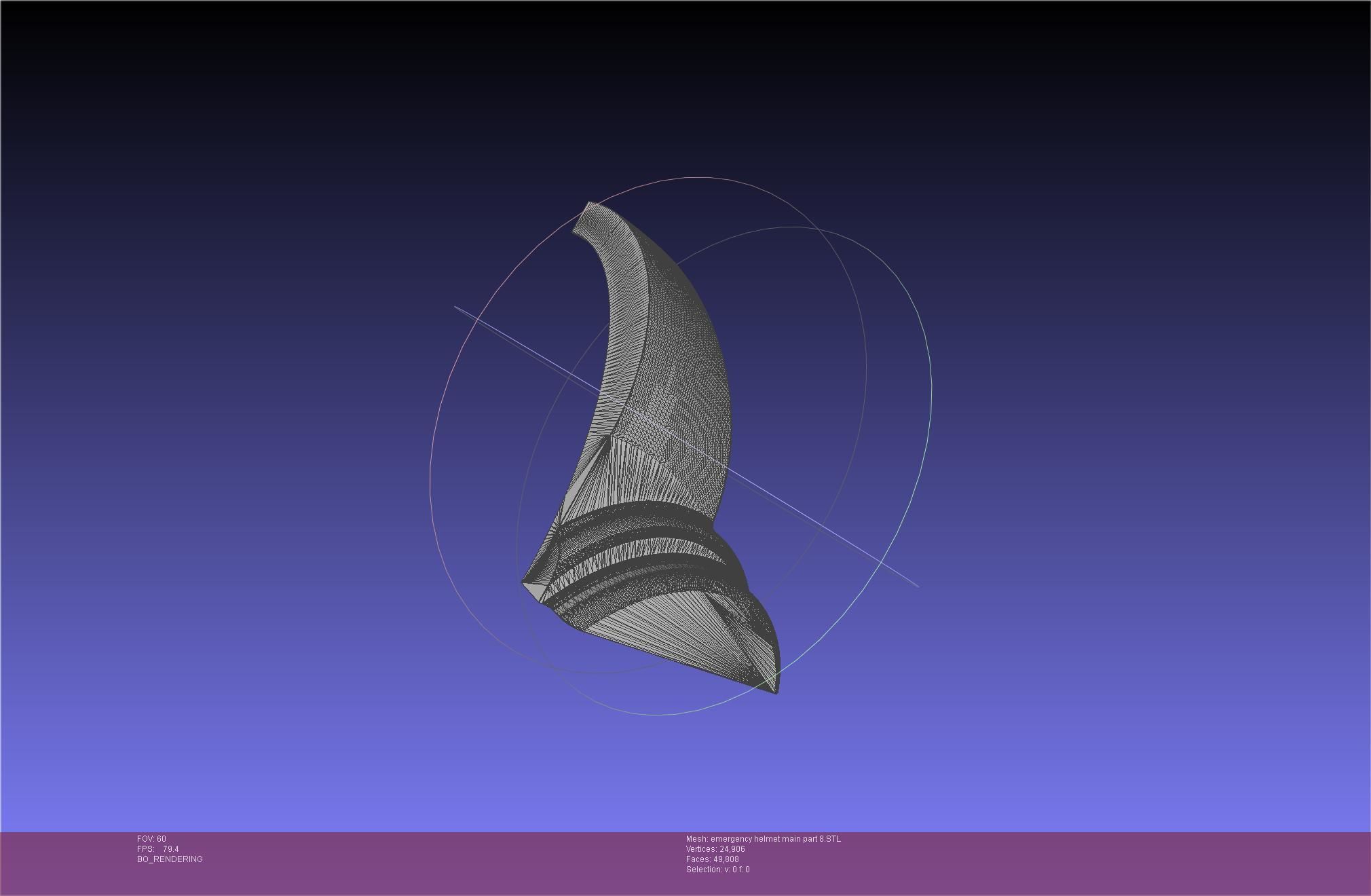 Alien Nostromo Emergency Helmet Printable Assembly 3D print model_86