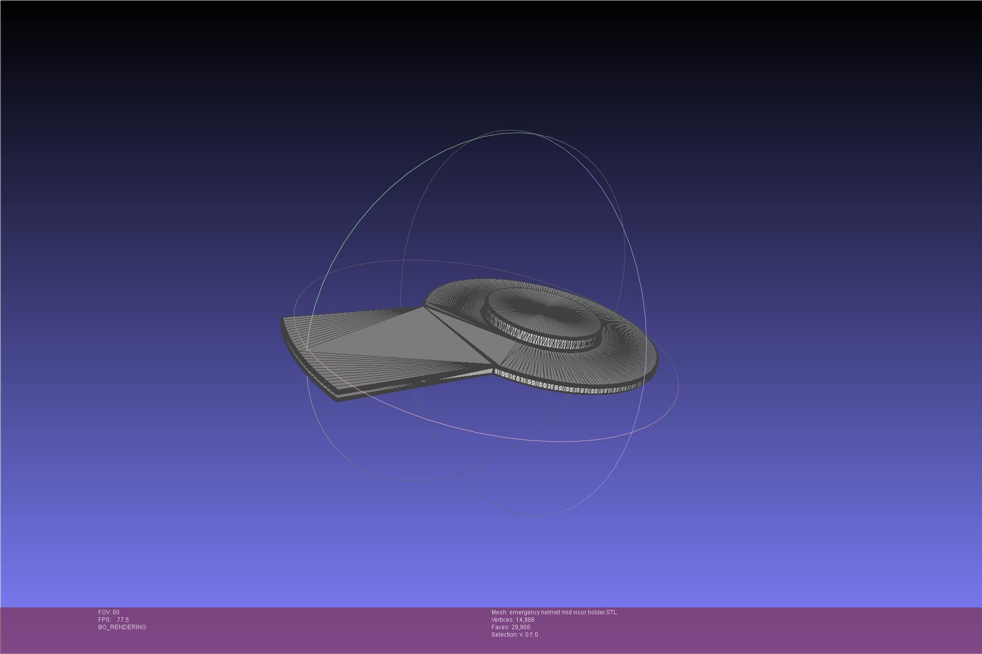 Alien Nostromo Emergency Helmet Printable Assembly 3D print model_69