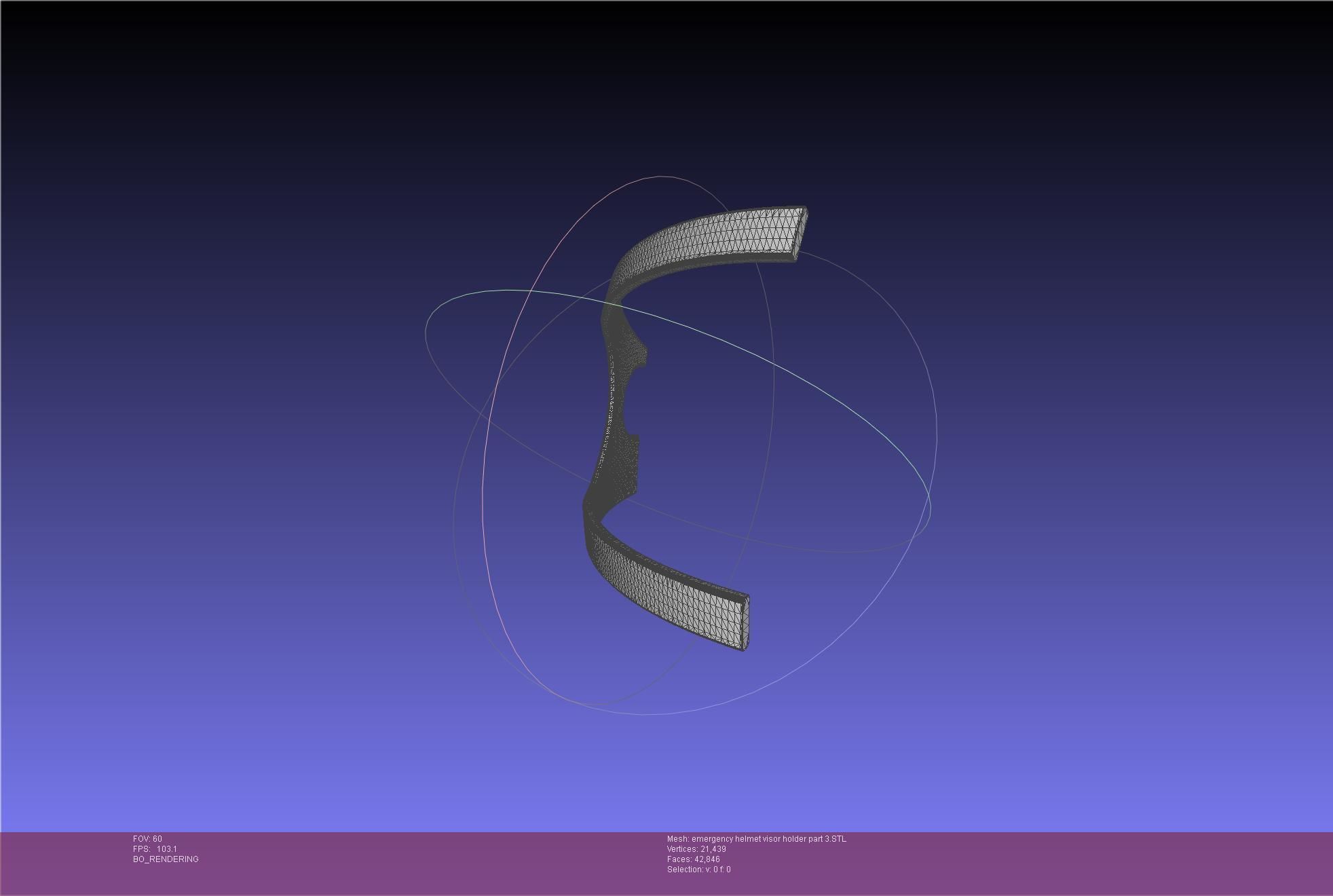 Alien Nostromo Emergency Helmet Printable Assembly 3D print model_57