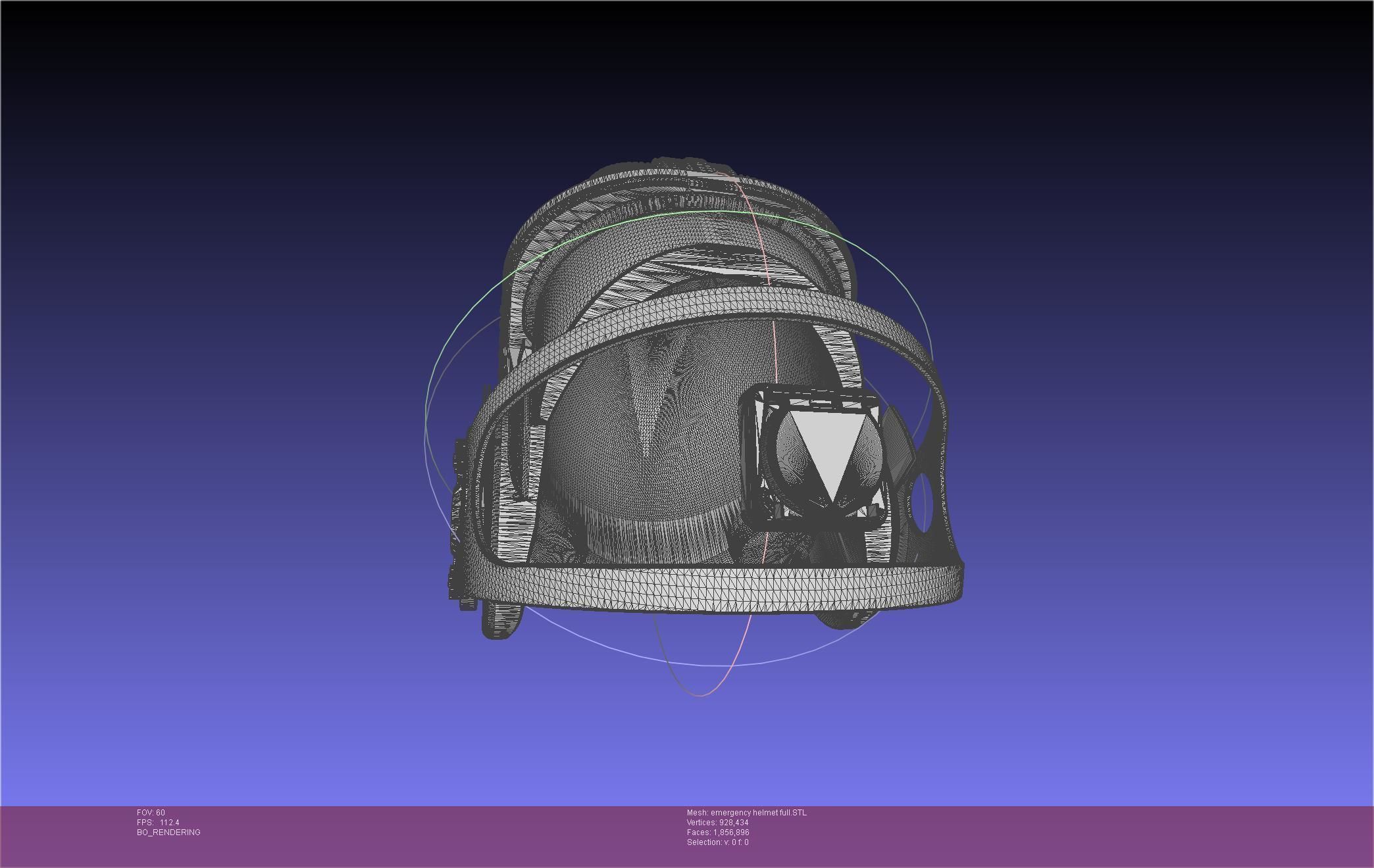 Alien Nostromo Emergency Helmet Printable Assembly 3D print model_134
