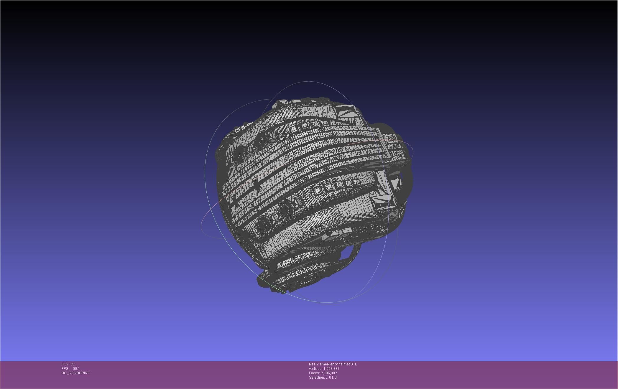 Alien Nostromo Emergency Helmet Printable Assembly 3D print model_20
