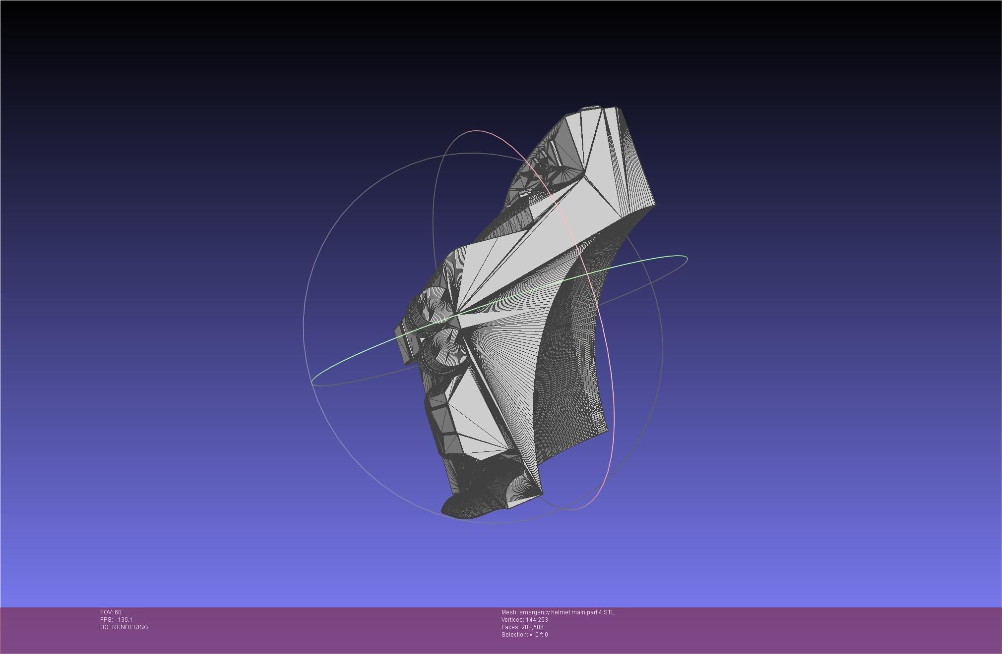 Alien Nostromo Emergency Helmet Printable Assembly 3D print model_102