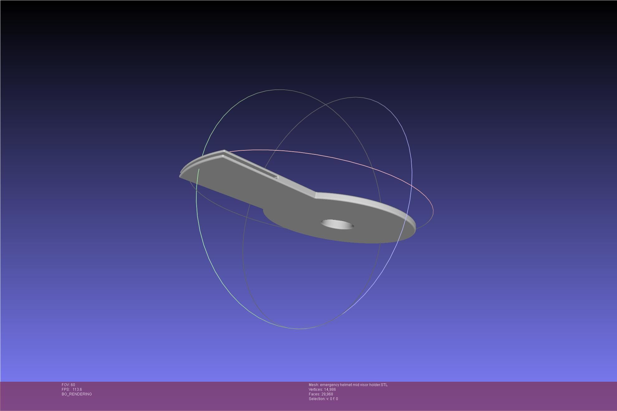 Alien Nostromo Emergency Helmet Printable Assembly 3D print model_67