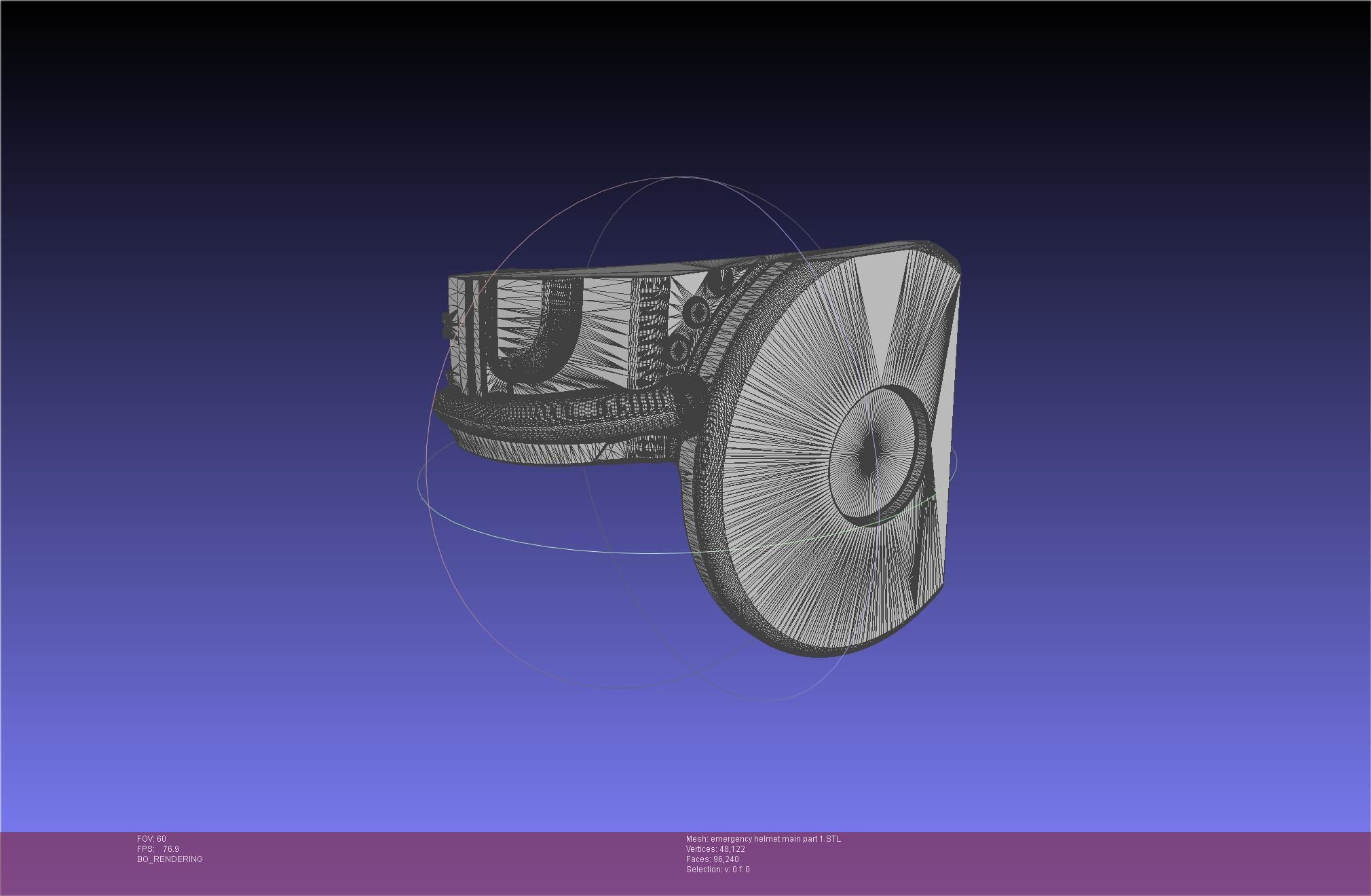 Alien Nostromo Emergency Helmet Printable Assembly 3D print model_115