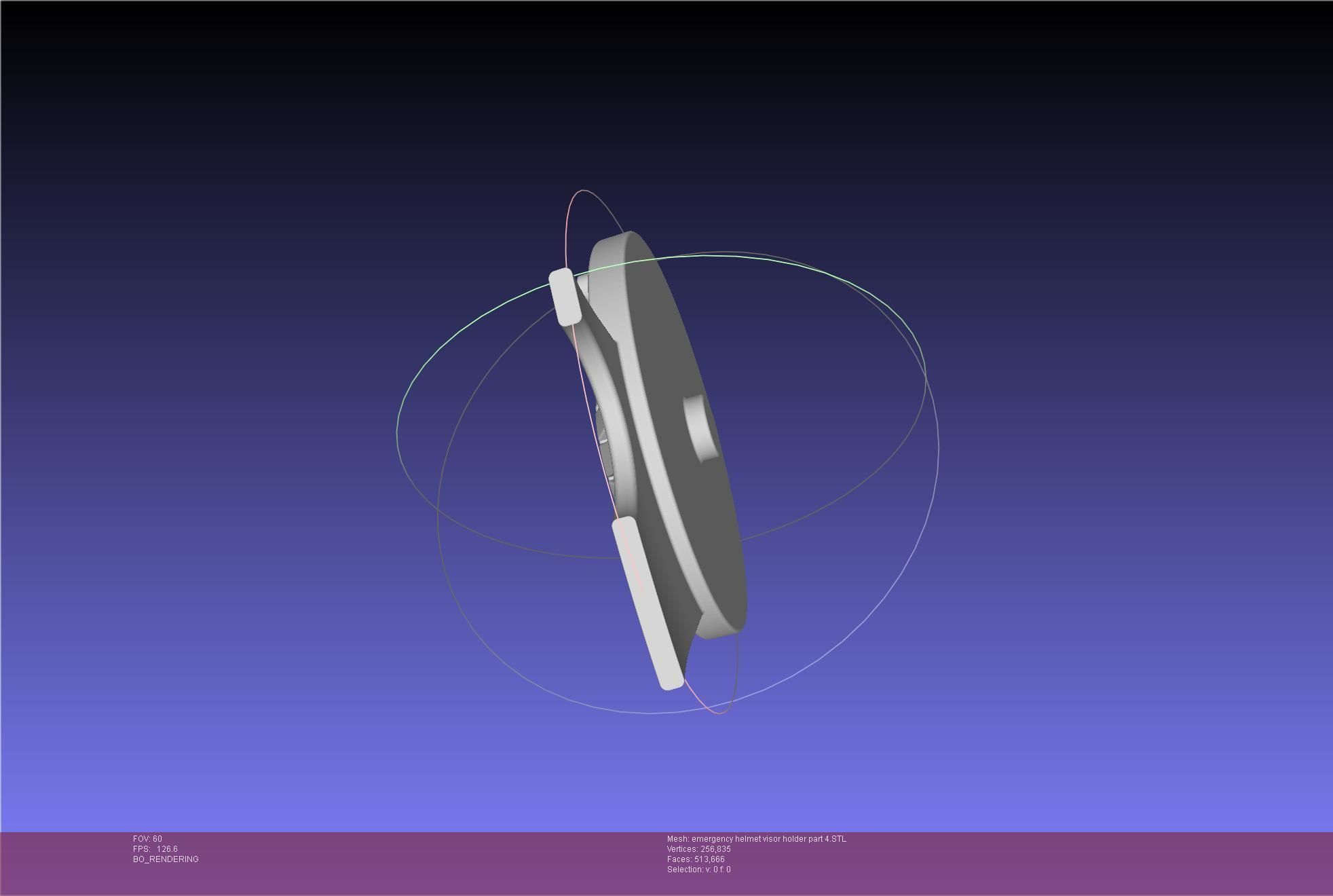 Alien Nostromo Emergency Helmet Printable Assembly 3D print model_54