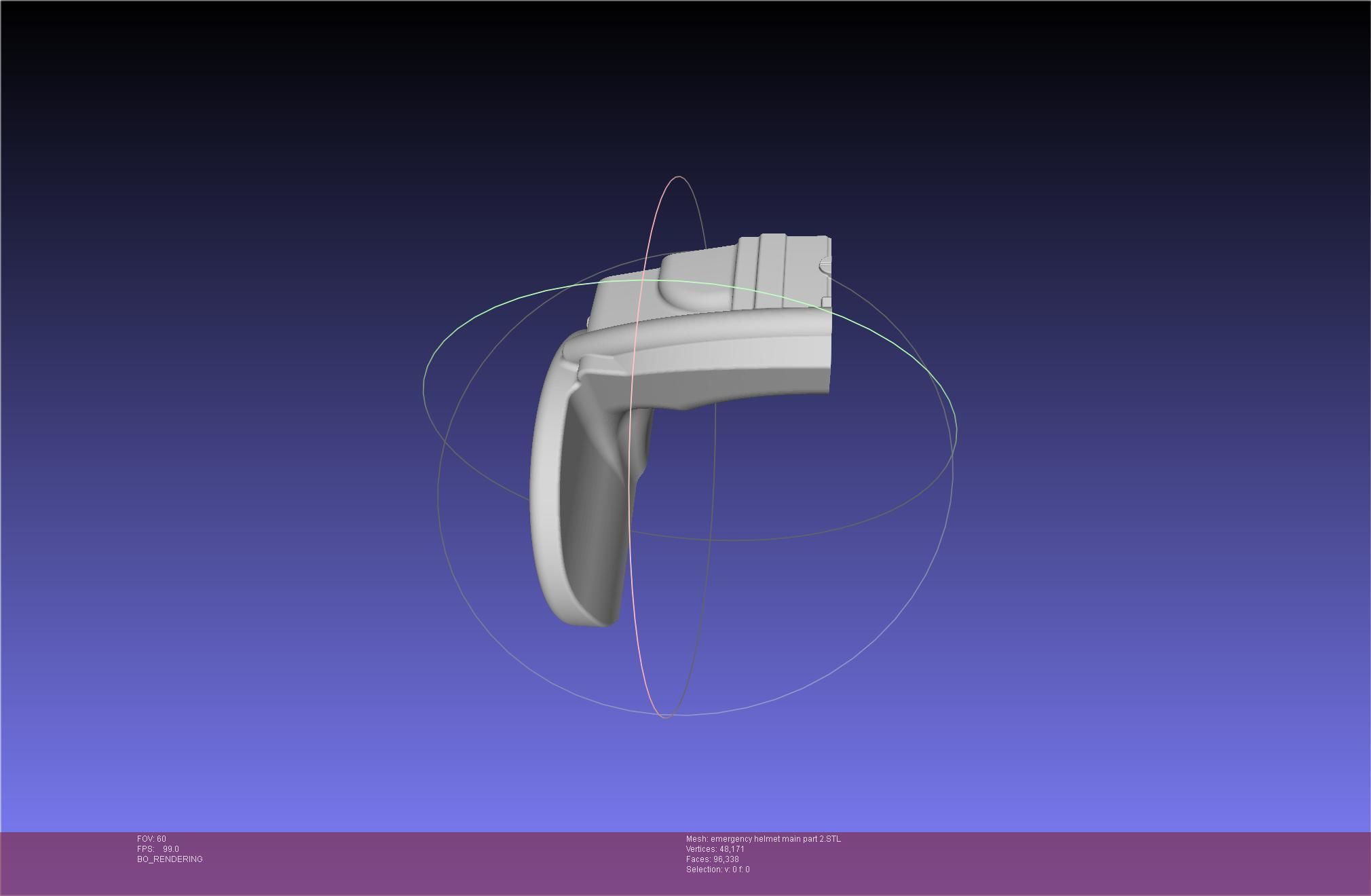 Alien Nostromo Emergency Helmet Printable Assembly 3D print model_109