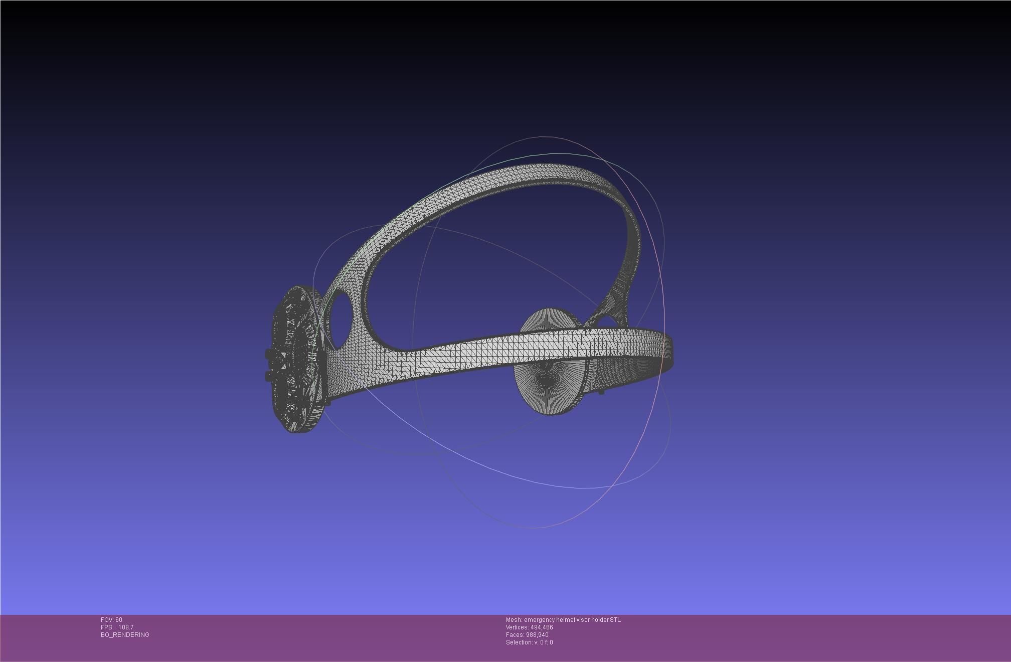 Alien Nostromo Emergency Helmet Printable Assembly 3D print model_47