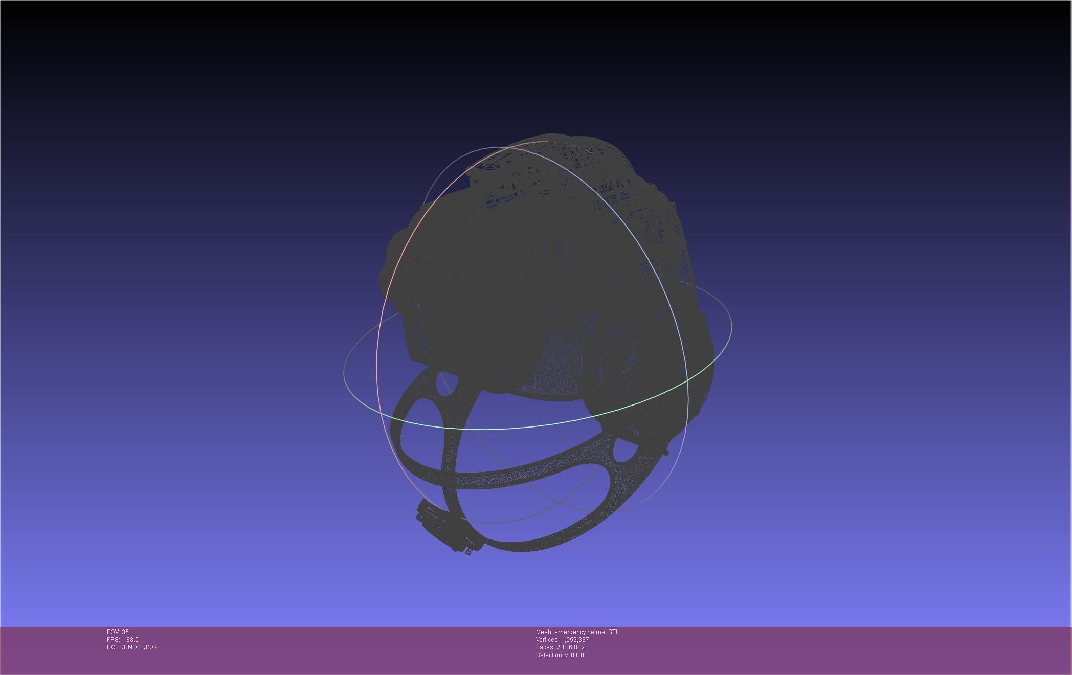 Alien Nostromo Emergency Helmet Printable Assembly 3D print model_34