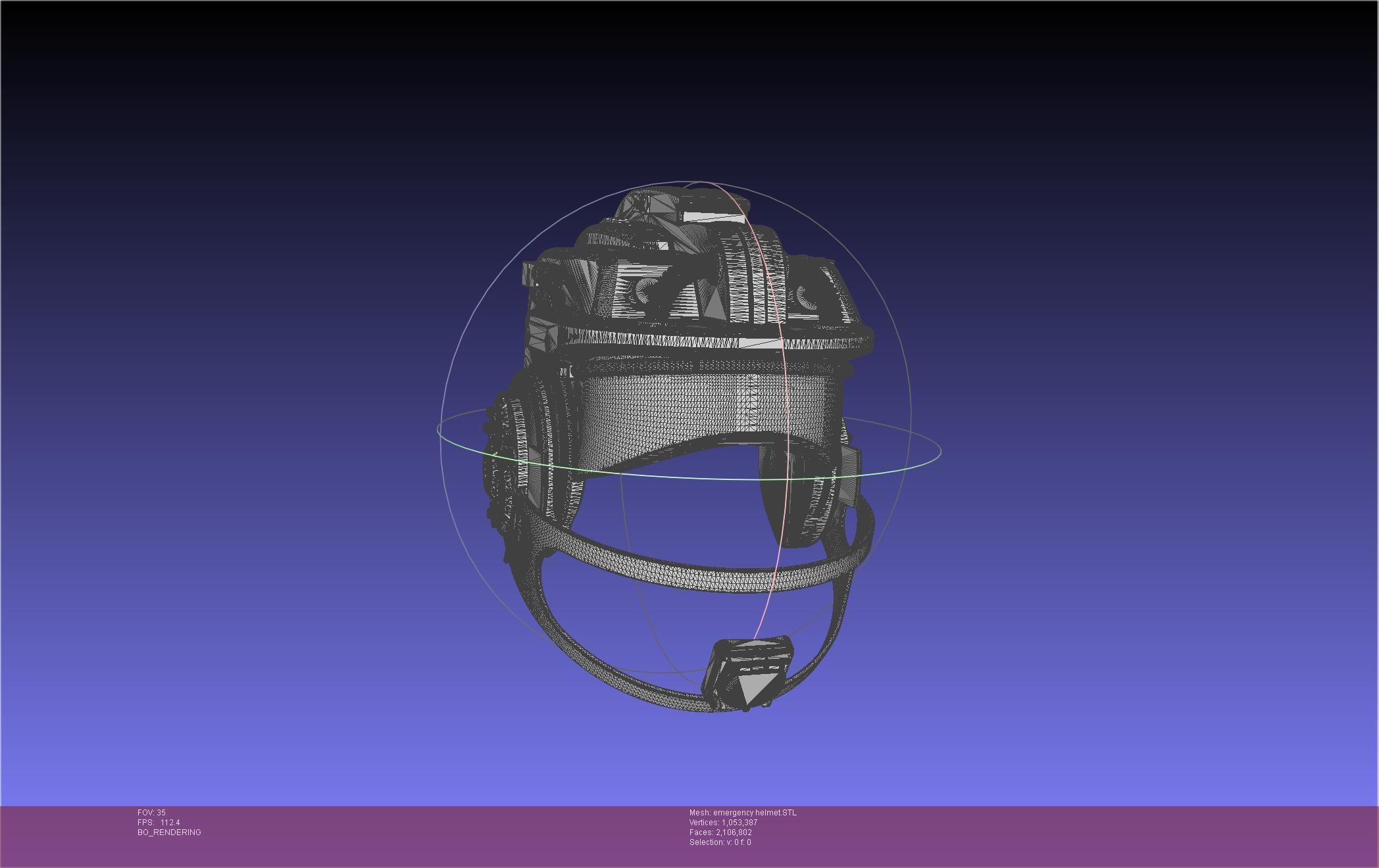 Alien Nostromo Emergency Helmet Printable Assembly 3D print model_36
