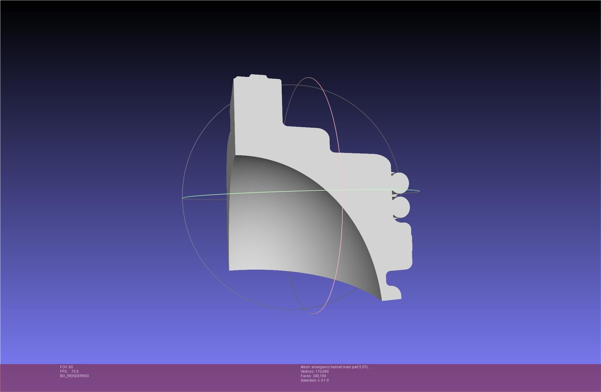 Alien Nostromo Emergency Helmet Printable Assembly 3D print model_95