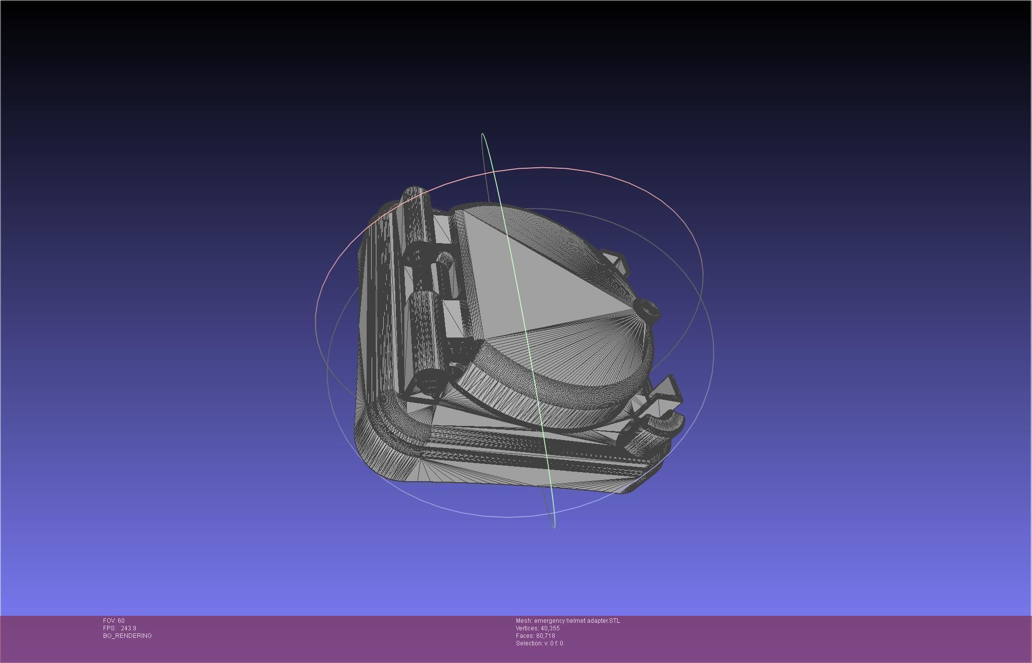 Alien Nostromo Emergency Helmet Printable Assembly 3D print model_148