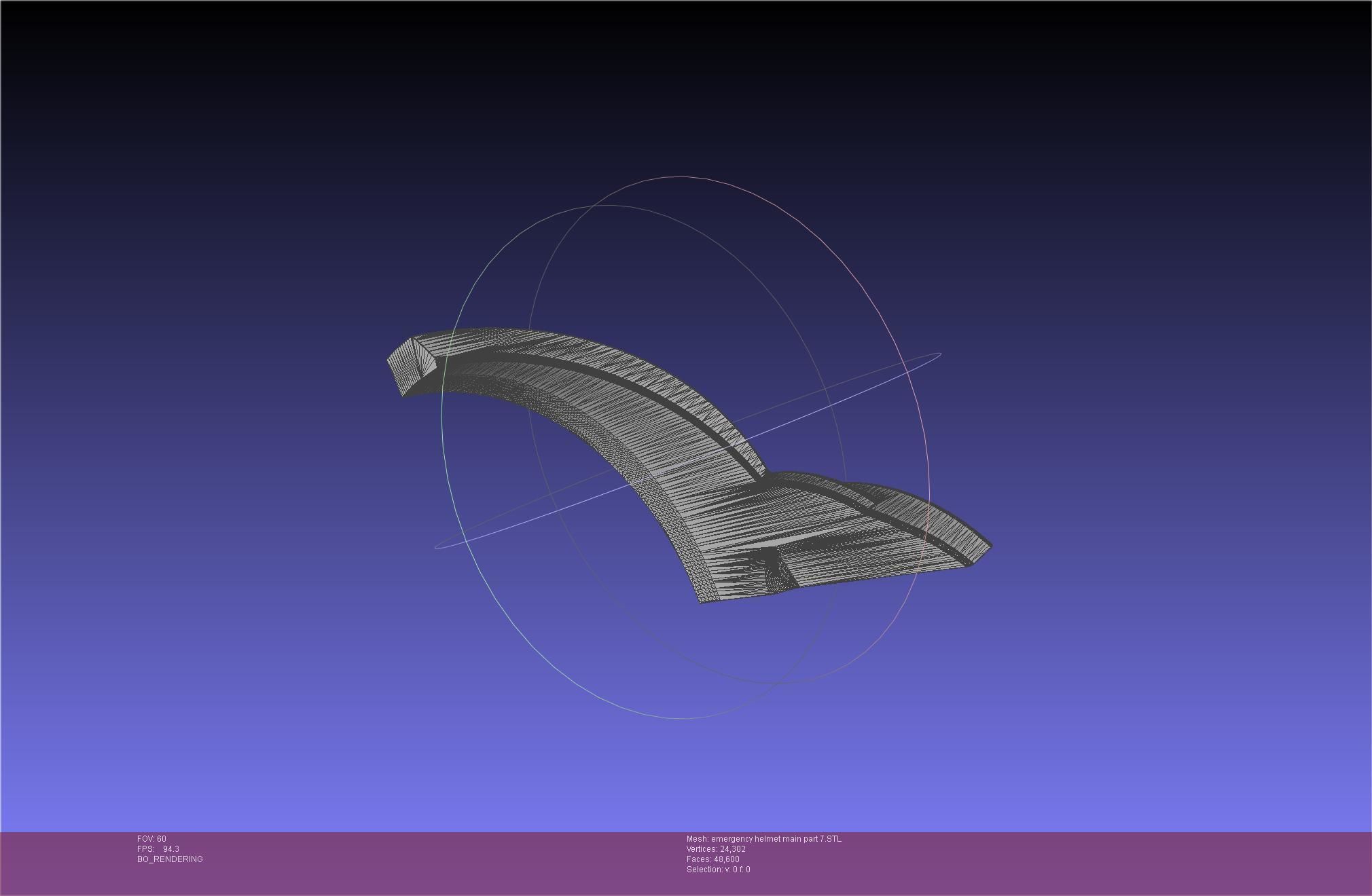 Alien Nostromo Emergency Helmet Printable Assembly 3D print model_89