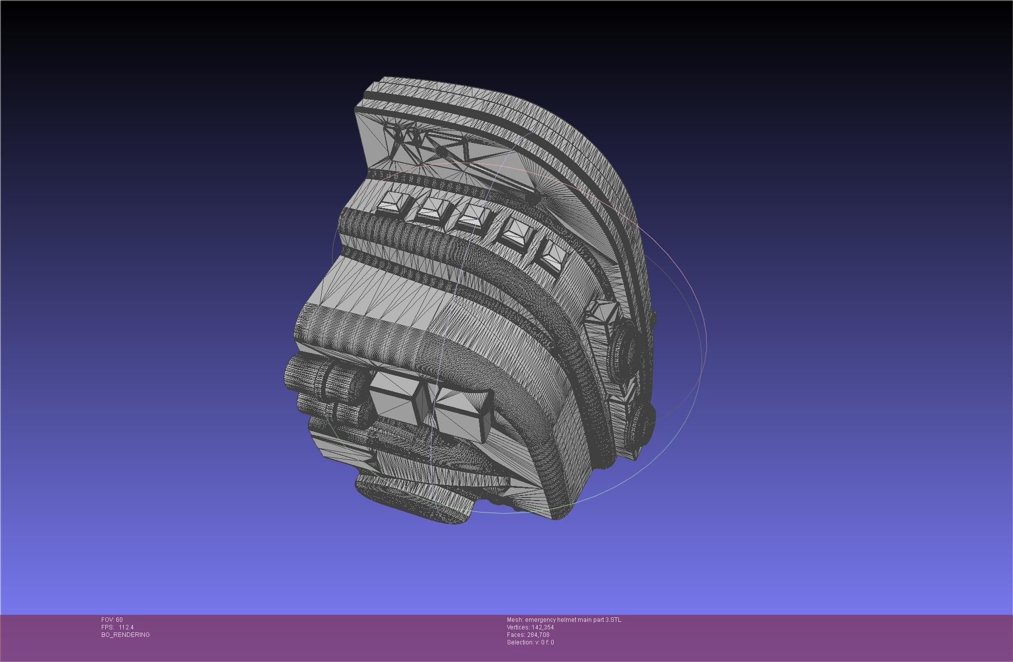 Alien Nostromo Emergency Helmet Printable Assembly 3D print model_108