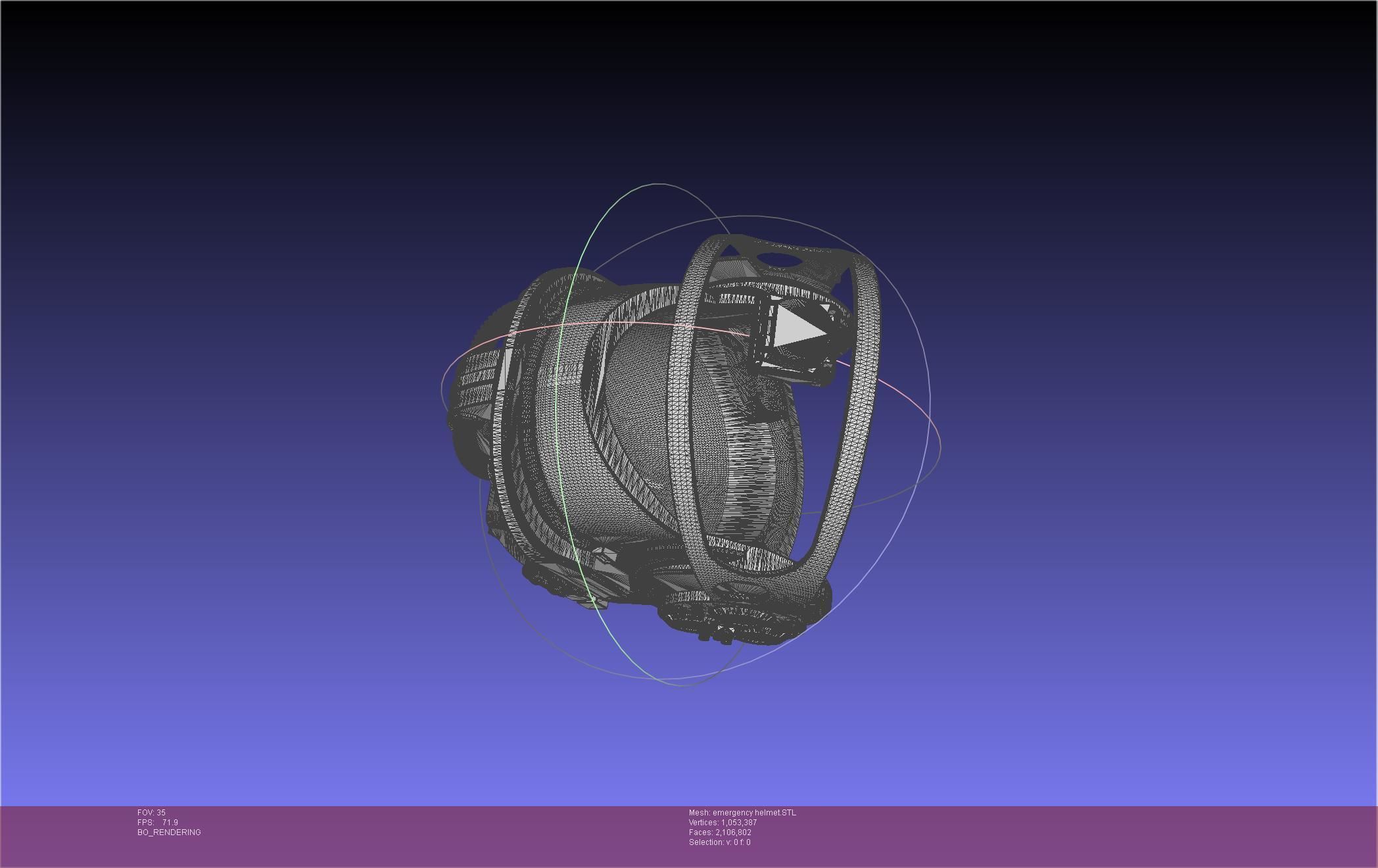 Alien Nostromo Emergency Helmet Printable Assembly 3D print model_21