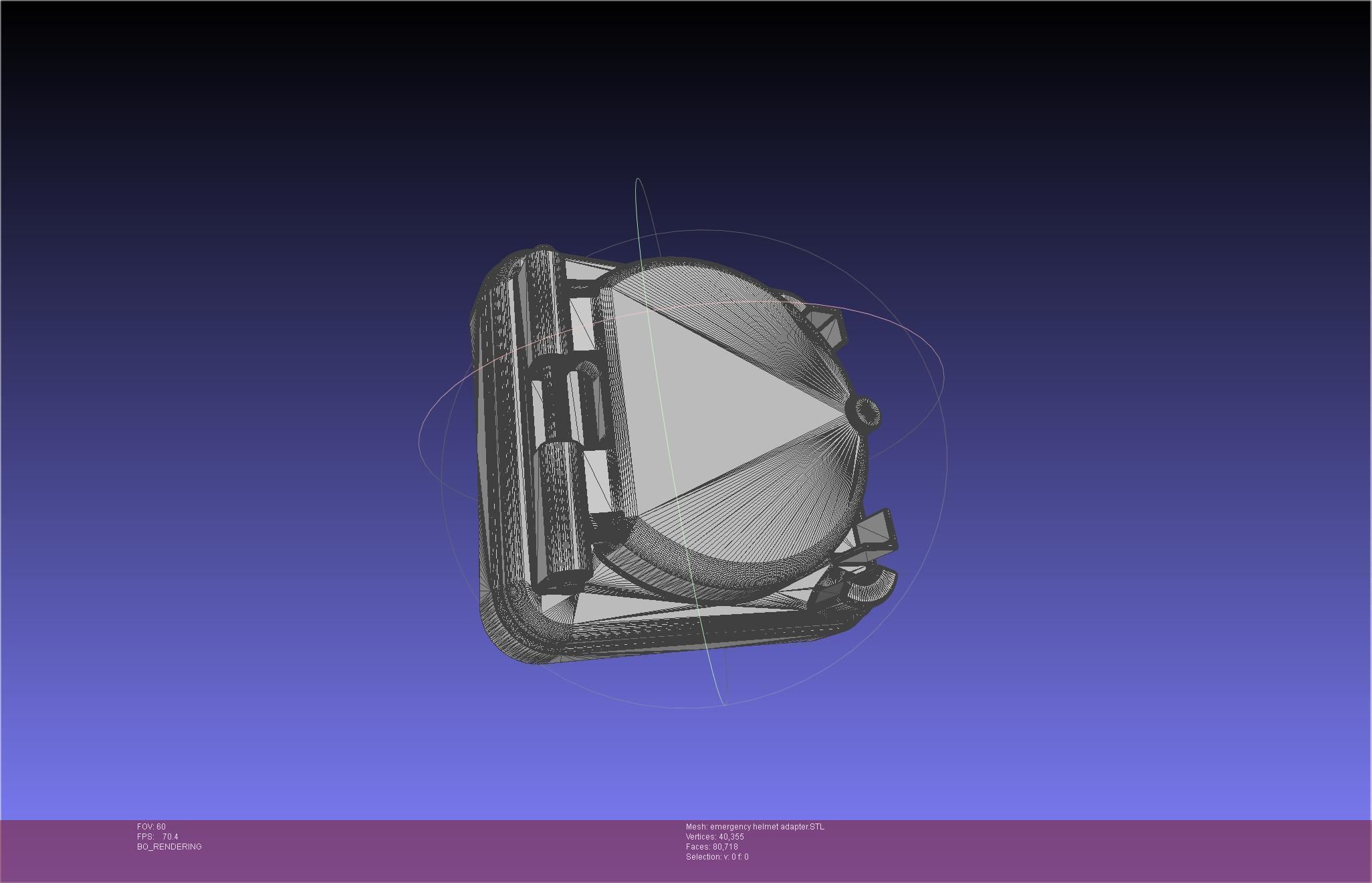 Alien Nostromo Emergency Helmet Printable Assembly 3D print model_147
