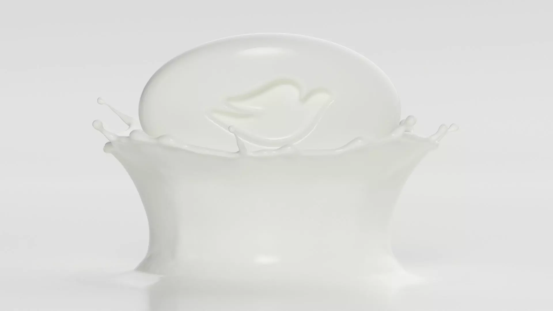 Milk Splash Animated 3D model
