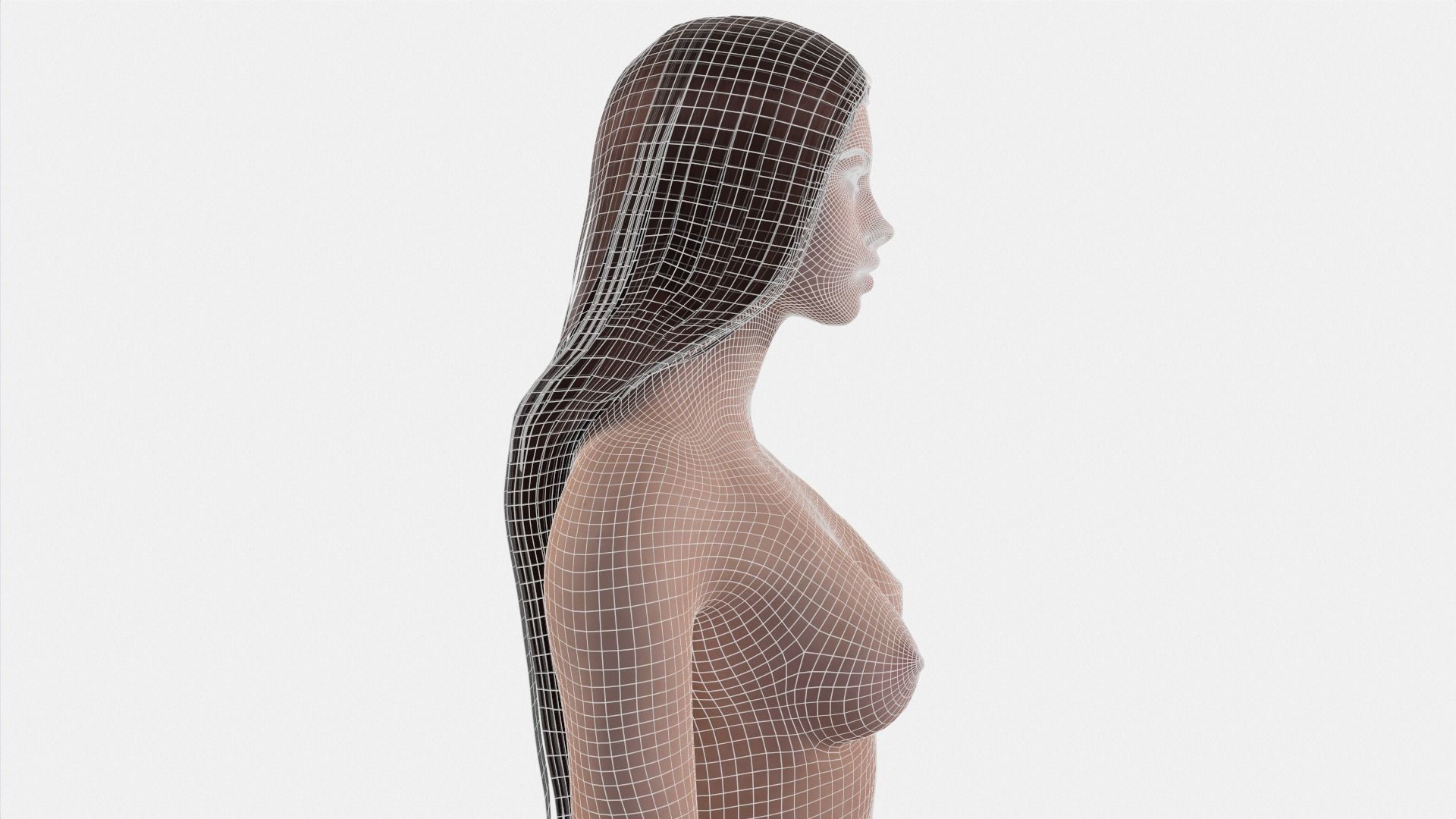 Chloe - Female Rigged Game Ready Character Low-poly 3D model_10