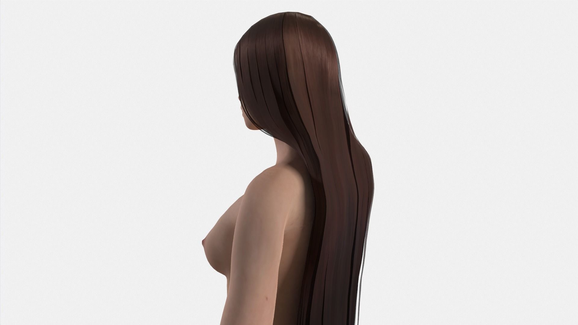 Chloe - Female Rigged Game Ready Character Low-poly 3D model_13