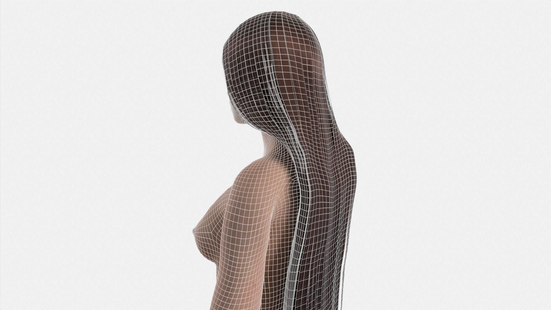 Chloe - Female Rigged Game Ready Character Low-poly 3D model_14