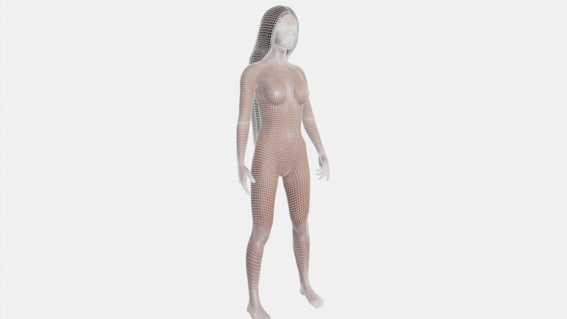 Chloe - Female Rigged Game Ready Character Low-poly 3D model_22