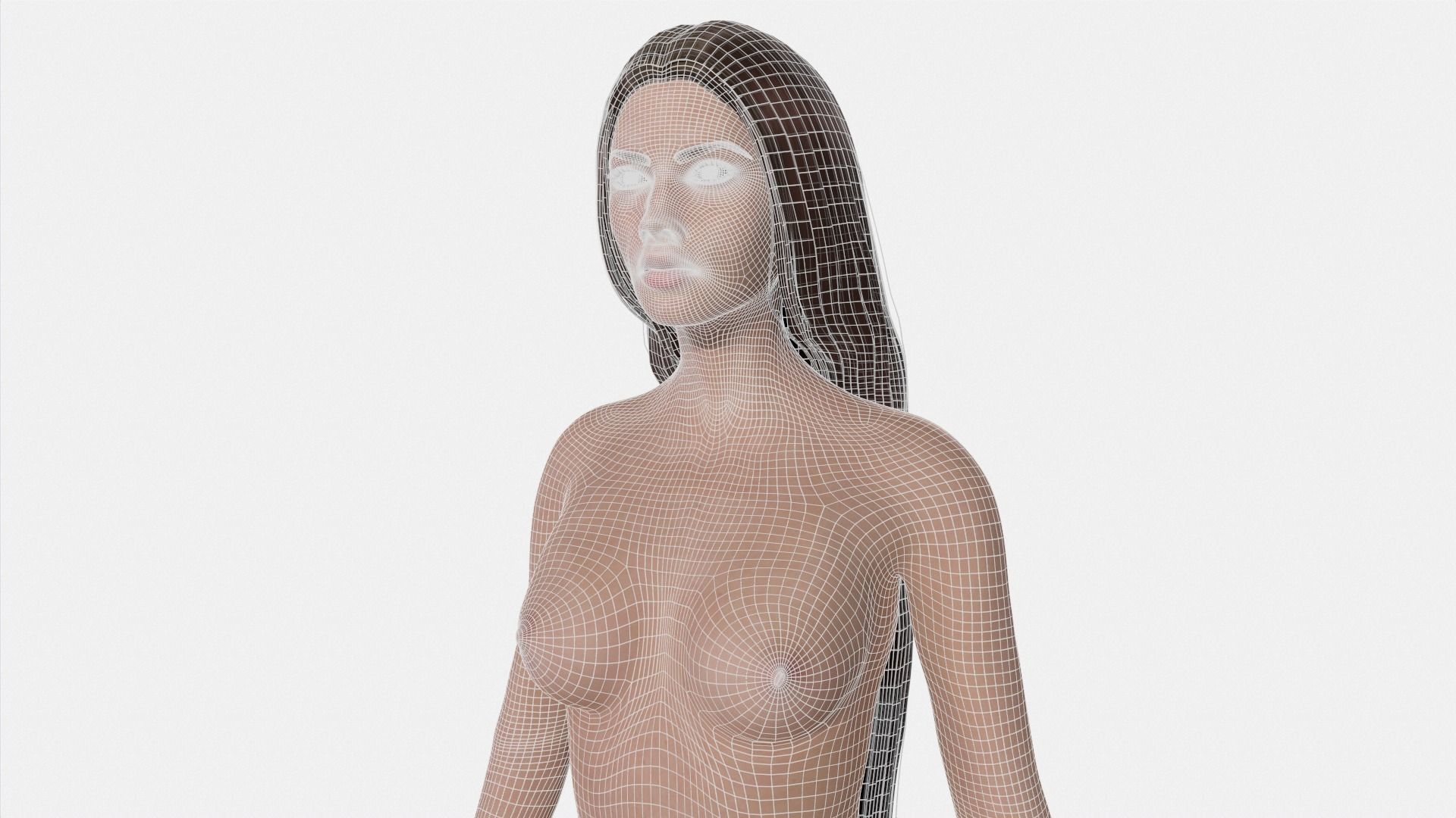 Chloe - Female Rigged Game Ready Character Low-poly 3D model_18