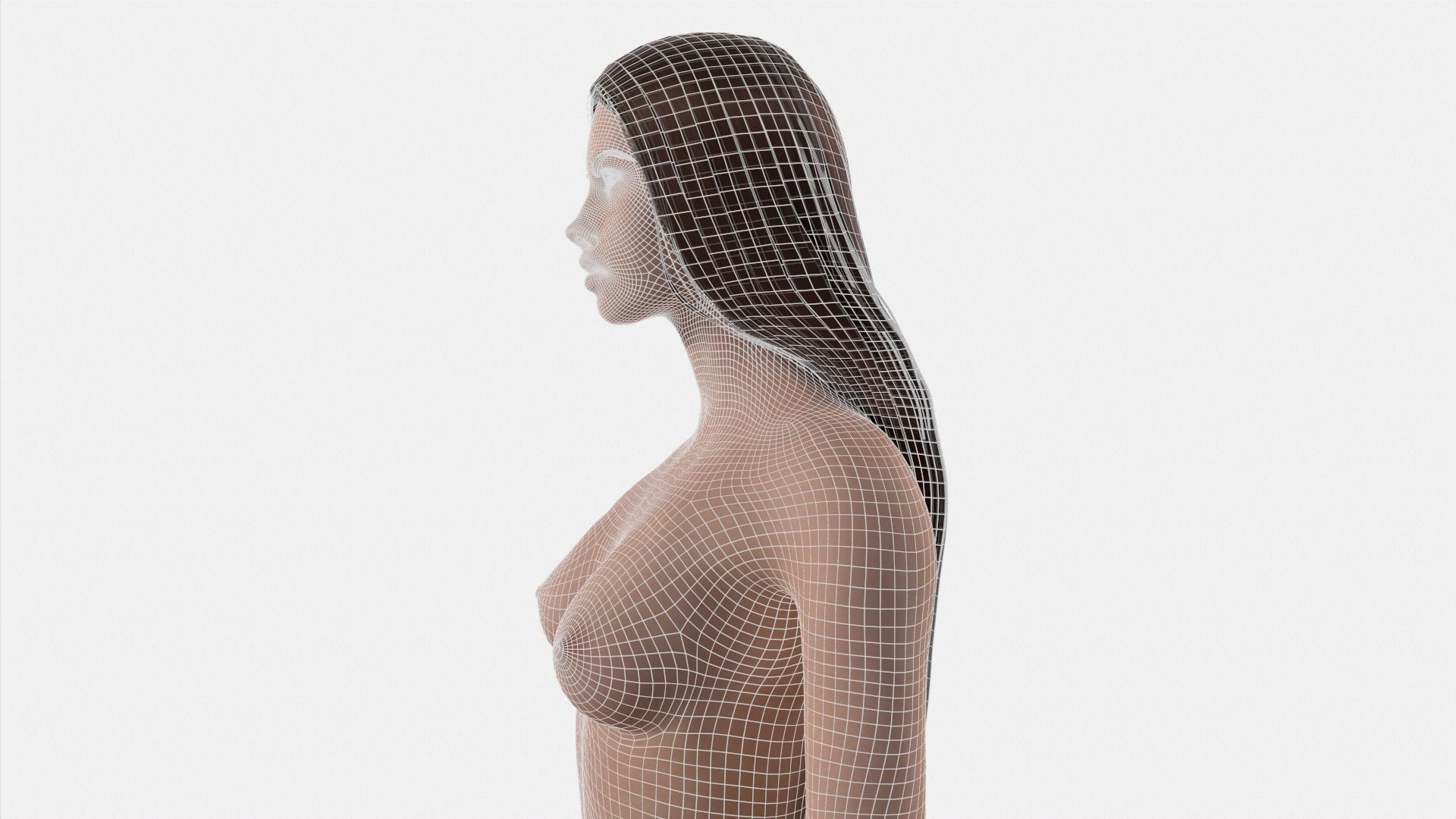 Chloe - Female Rigged Game Ready Character Low-poly 3D model_16