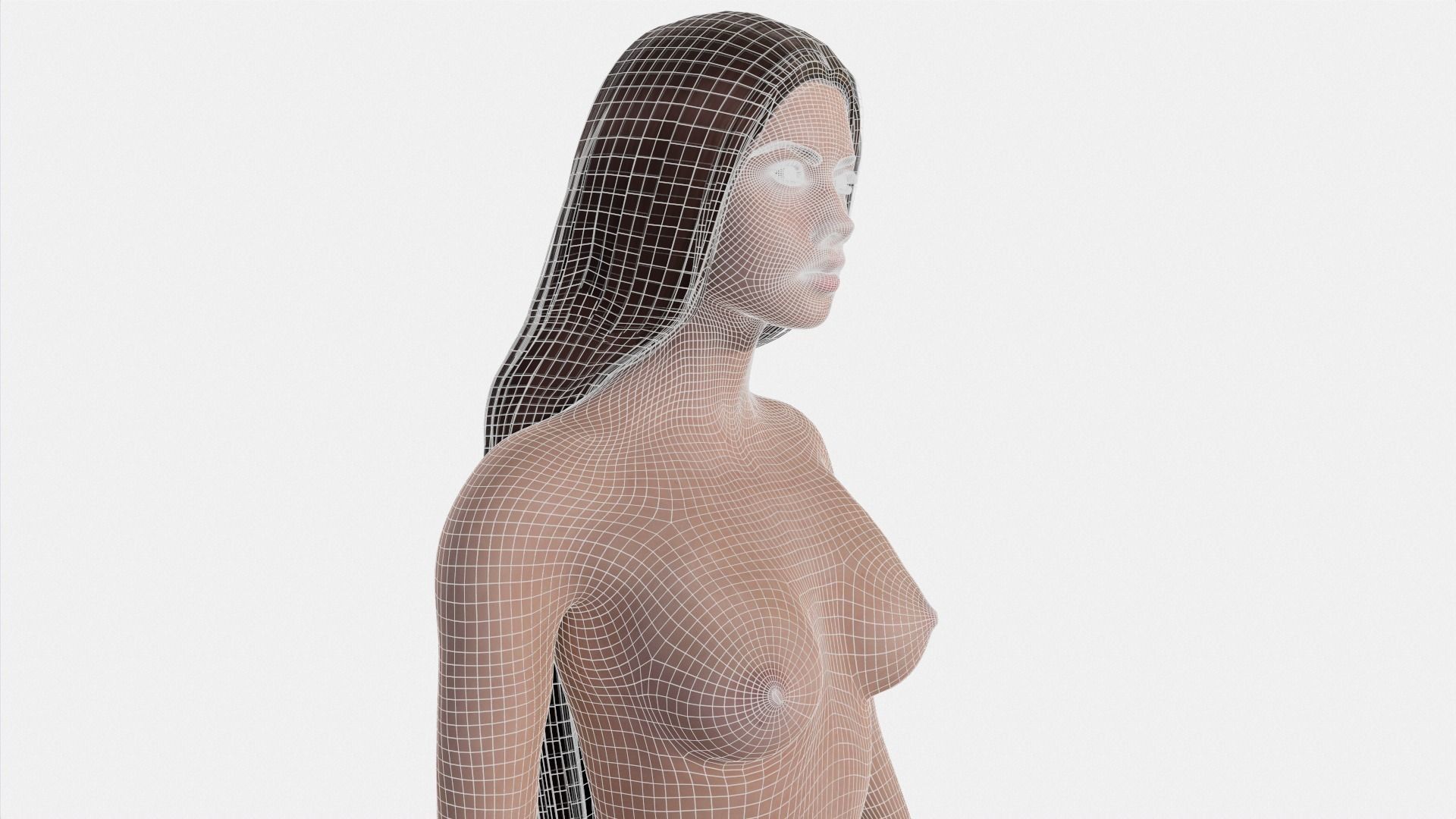 Chloe - Female Rigged Game Ready Character Low-poly 3D model_8