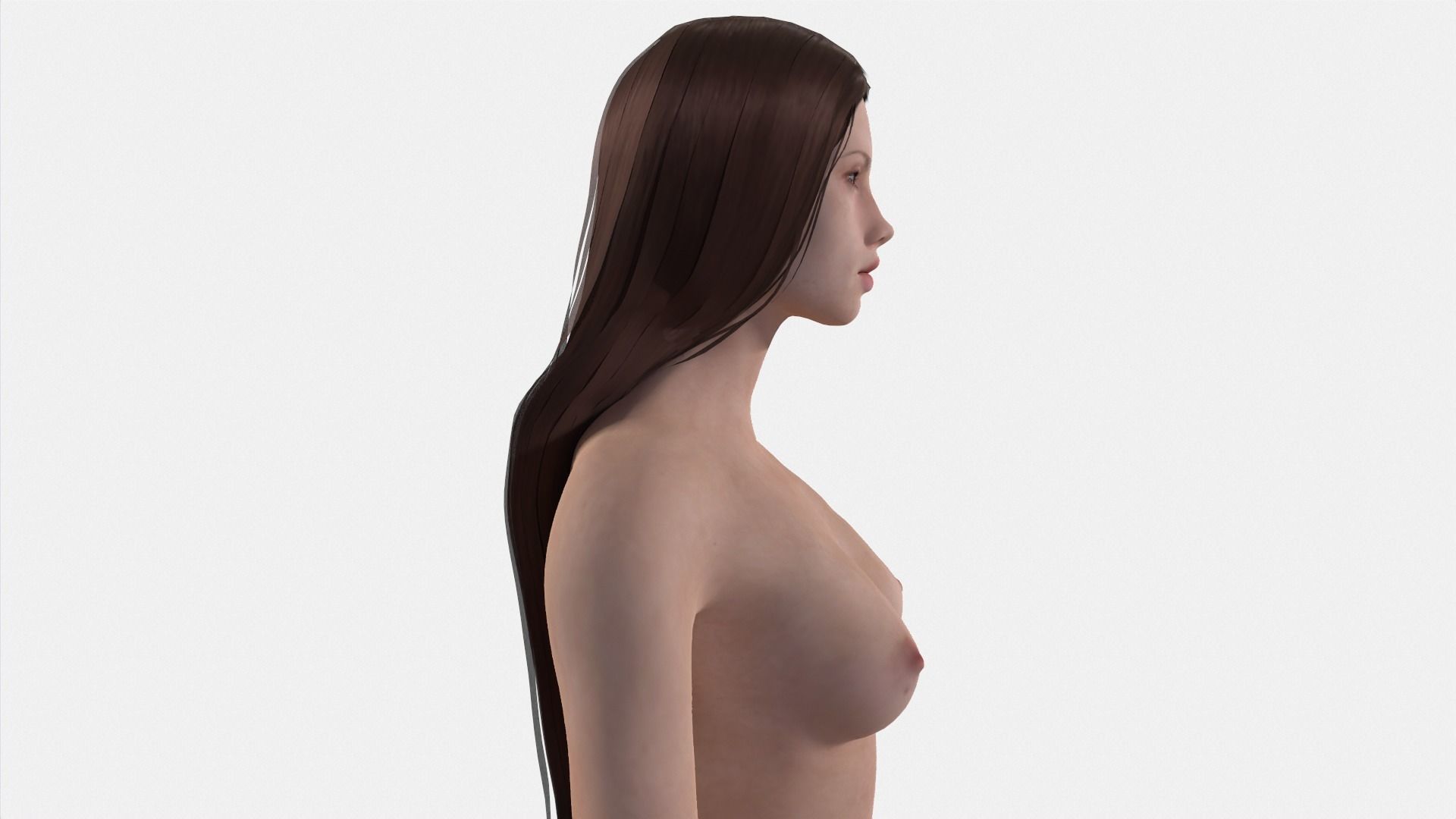 Chloe - Female Rigged Game Ready Character Low-poly 3D model_9