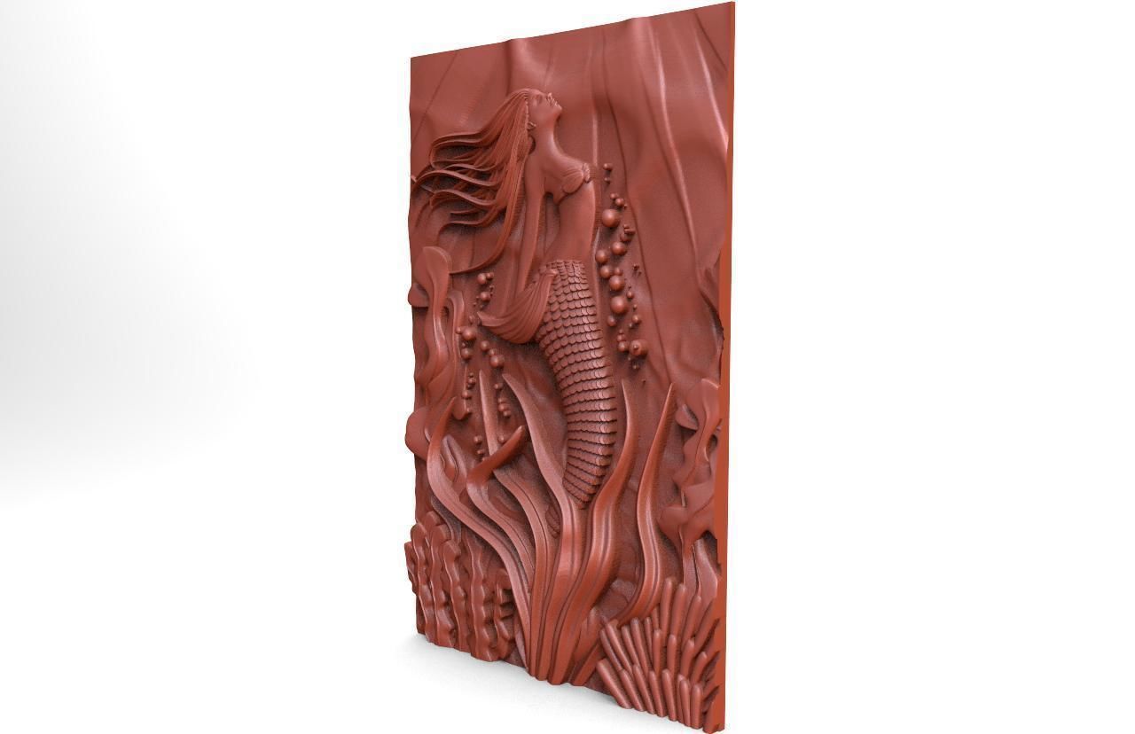 Mermaid CNC 4 3D print model_2
