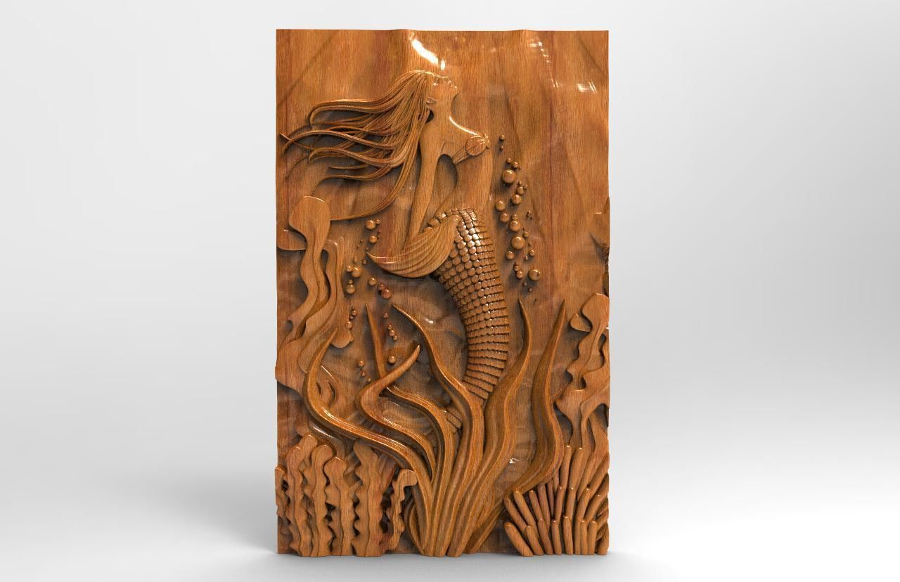 Mermaid CNC 4 3D print model_4