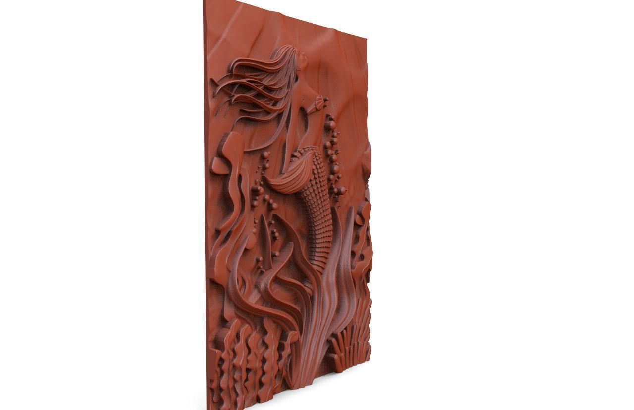 Mermaid CNC 4 3D print model_3