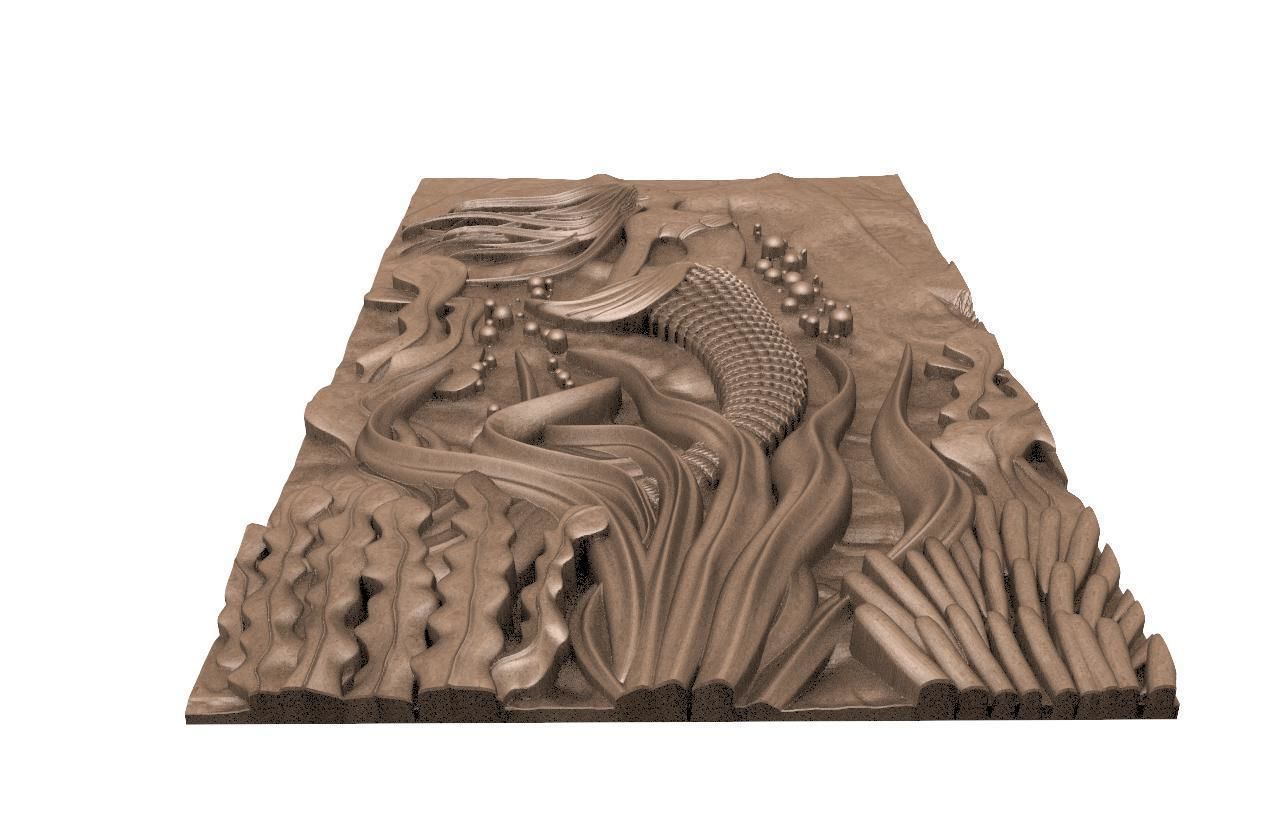 Mermaid CNC 4 3D print model_8