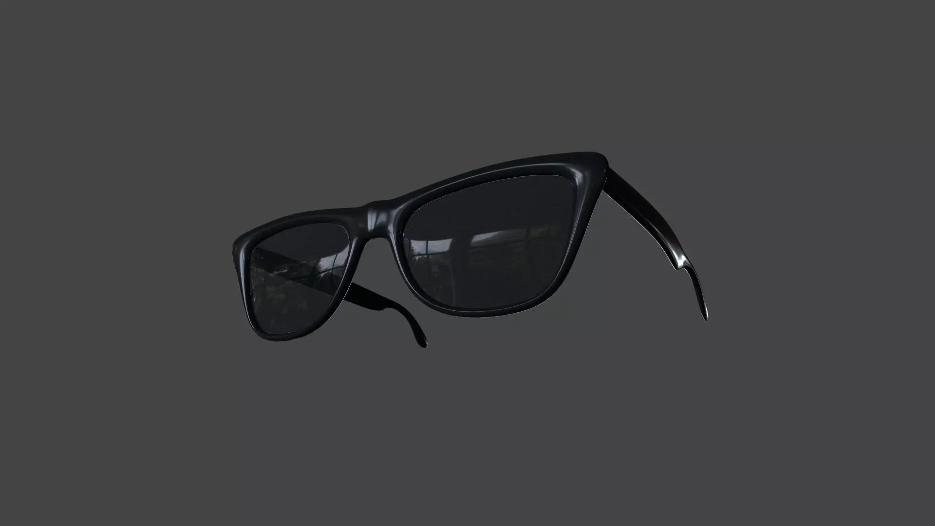 GLSS-001 Sunglasses Low-poly 3D model_0