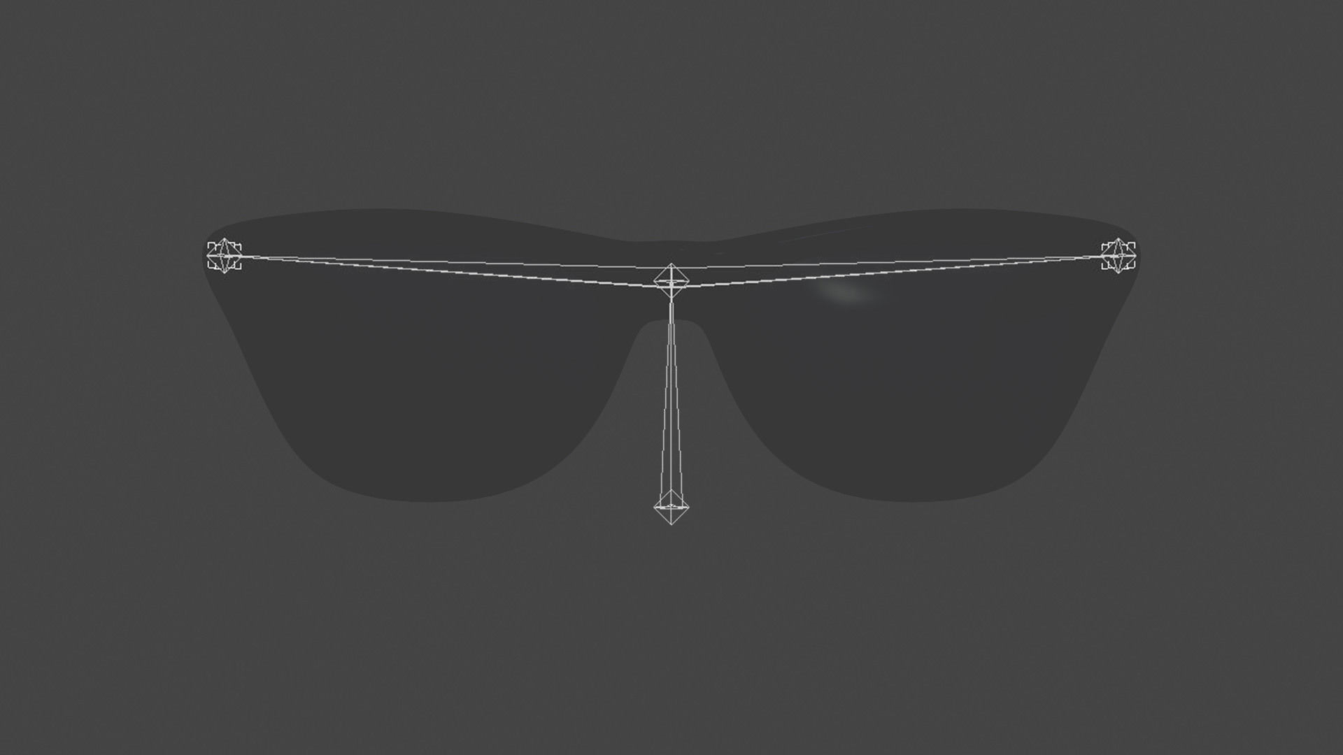 GLSS-001 Sunglasses Low-poly 3D model_4