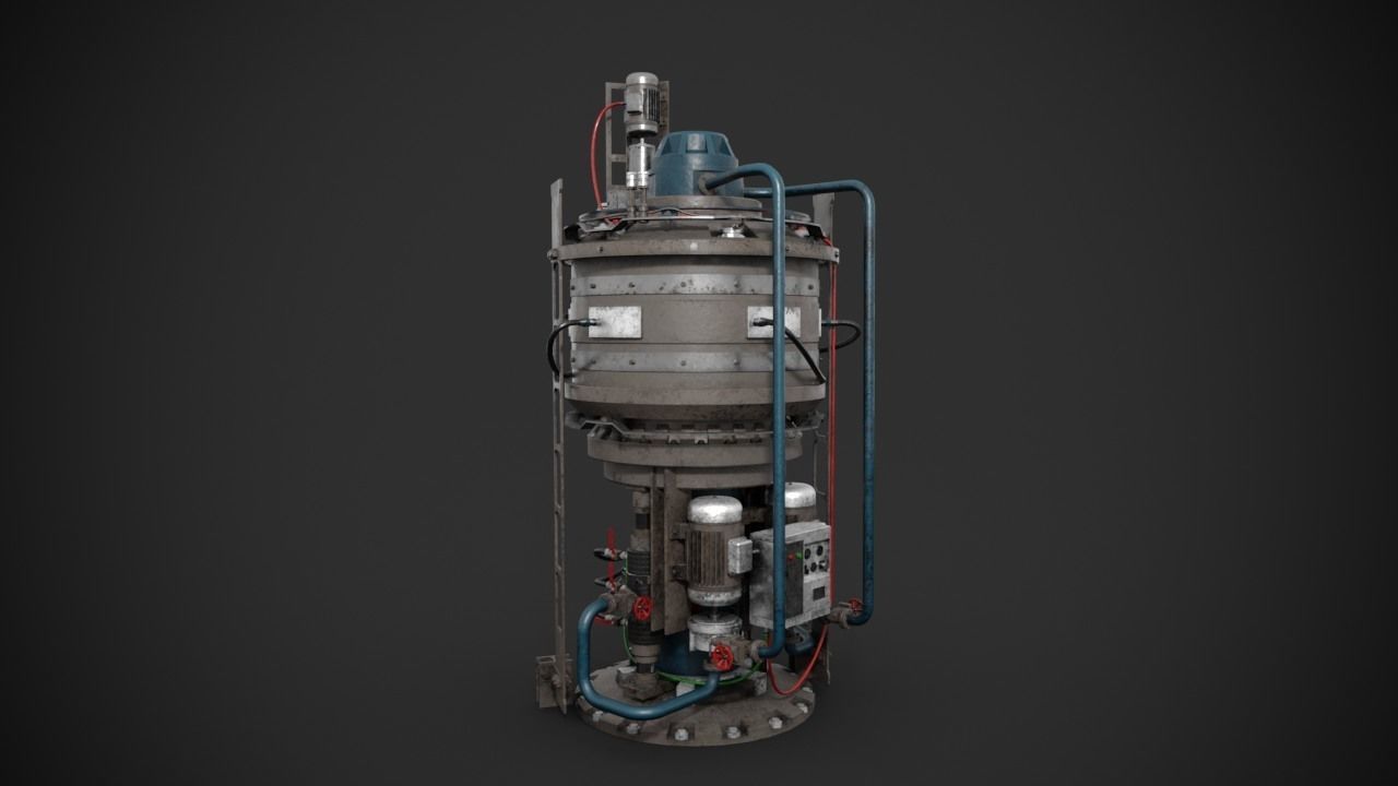 Machinery device 3D model_9