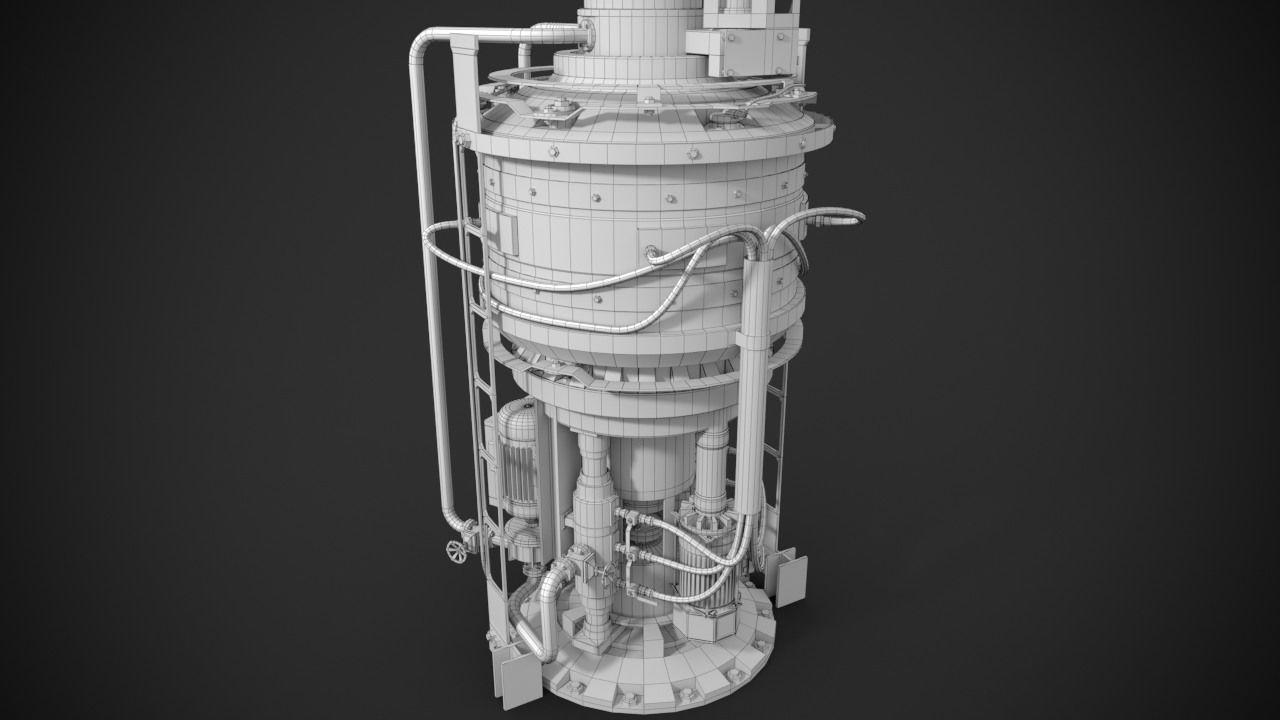 Machinery device 3D model_13