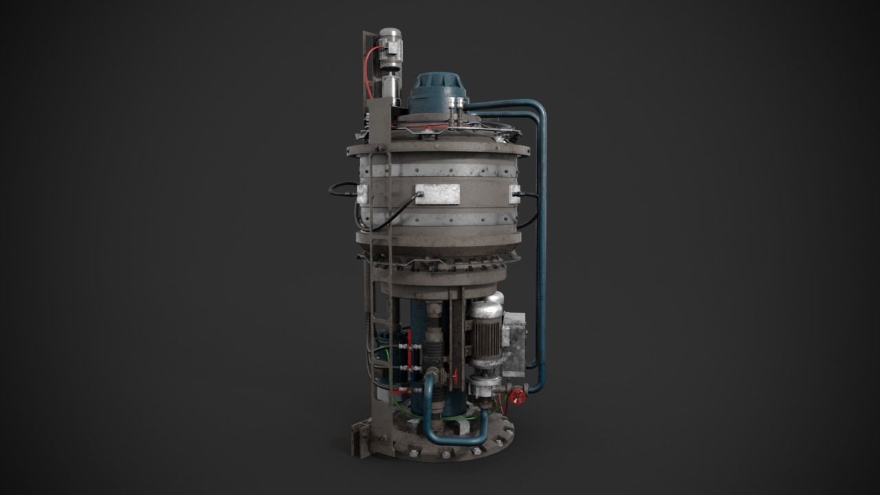 Machinery device 3D model_8
