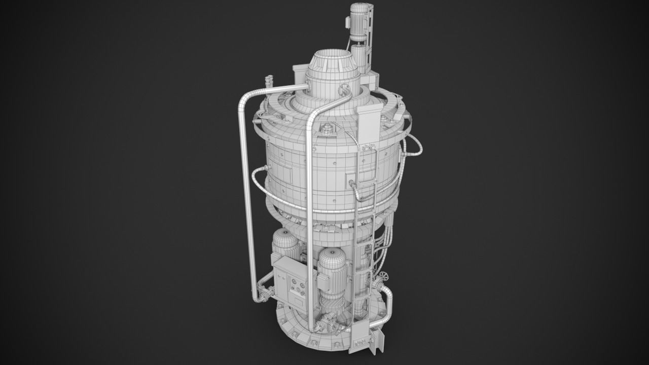 Machinery device 3D model_12