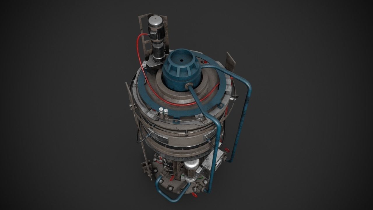Machinery device 3D model_10