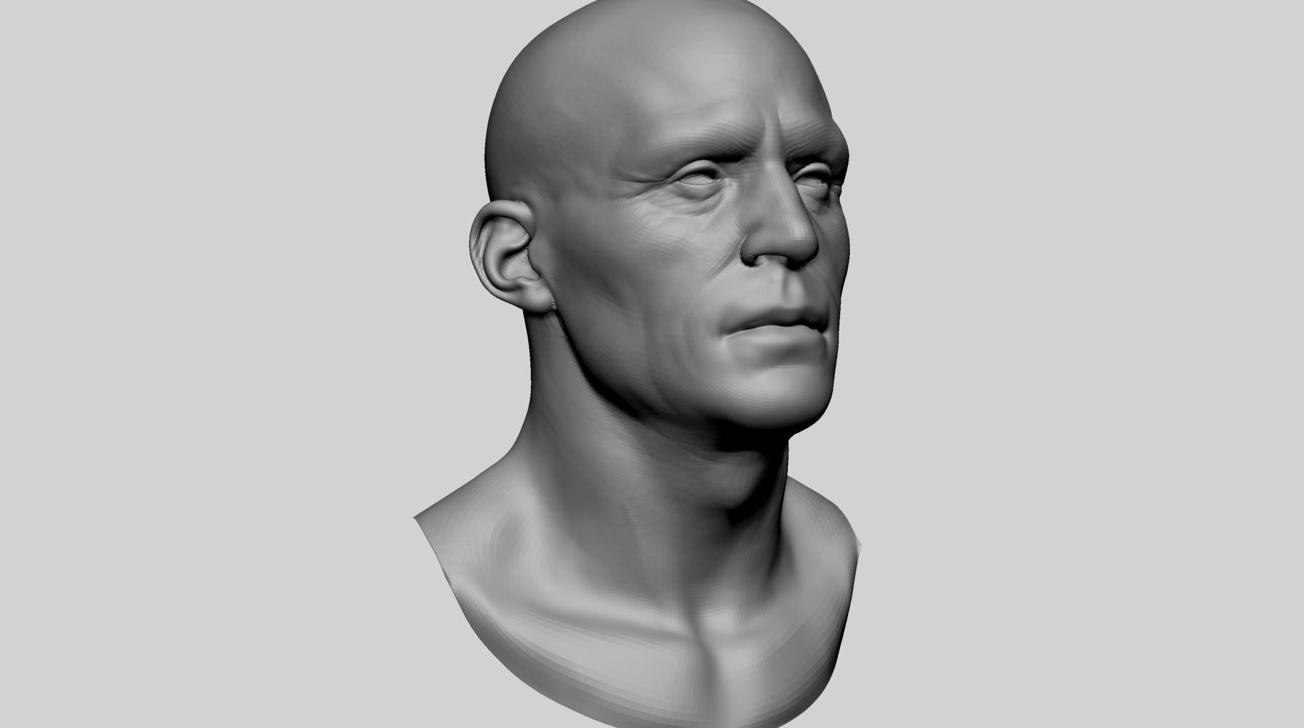 Base Male And Female Head 3D model_13