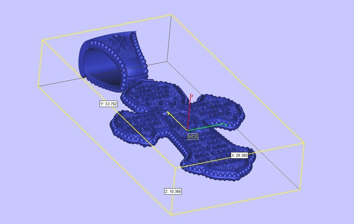 Orthodox cross archangels saints prayer 3D print model_11