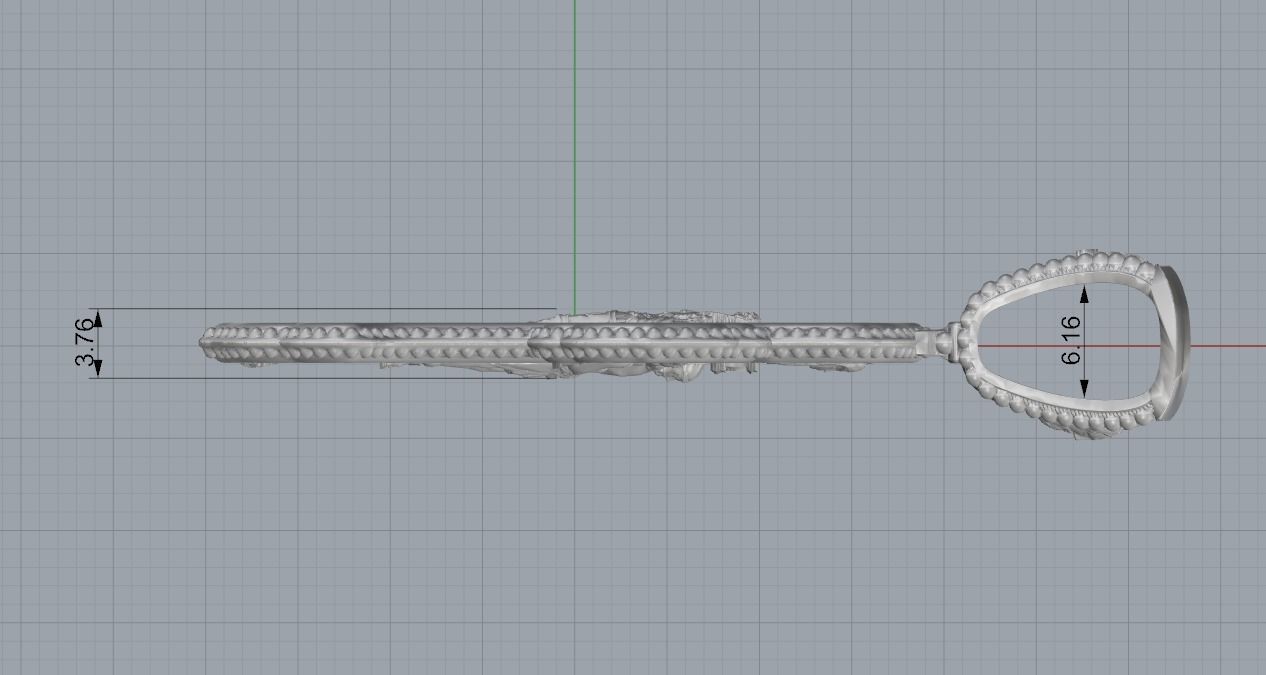 Orthodox cross archangels saints prayer 3D print model_12