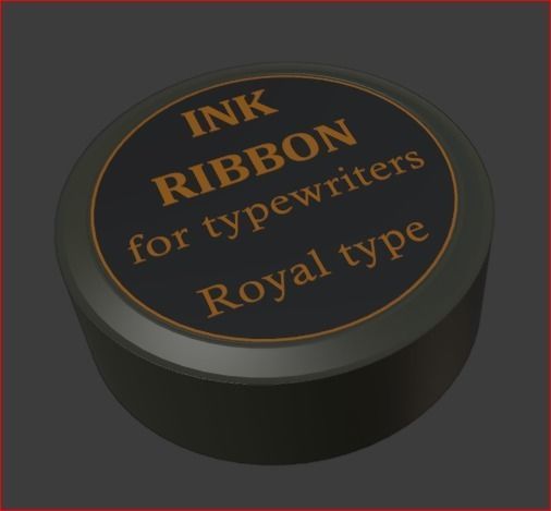 3D model Ink Ribbon from Resident Evil 2 3D Model VR / AR / low-poly ...