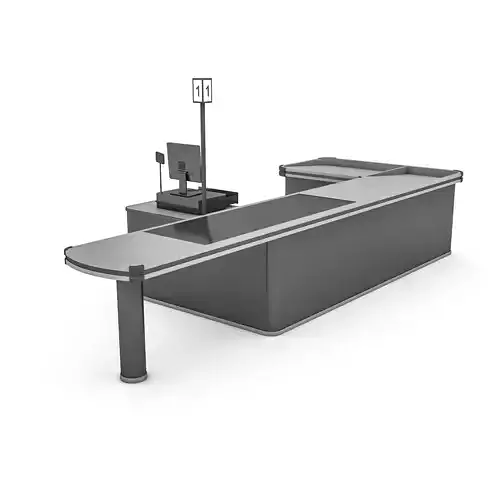 the cash register department 3D