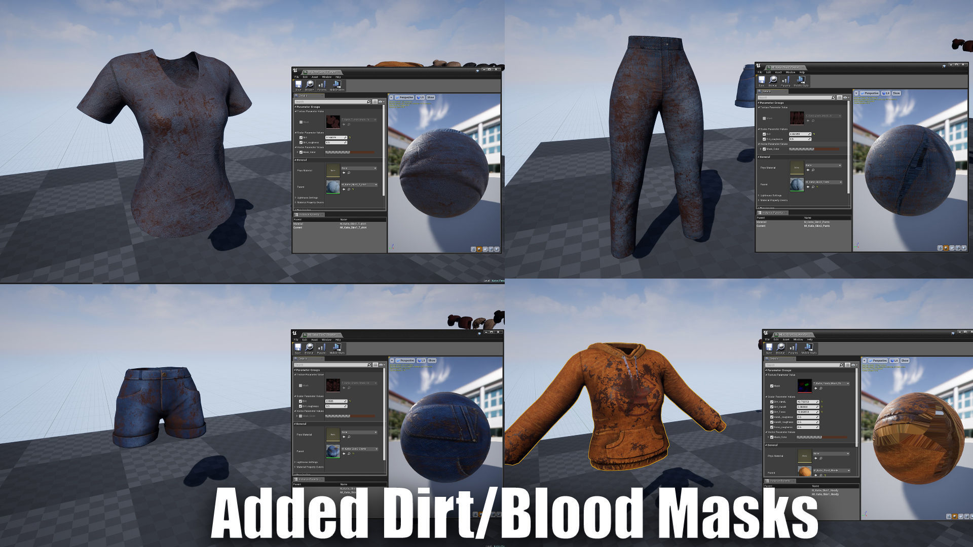 Katie three women Low-poly 3D model_13