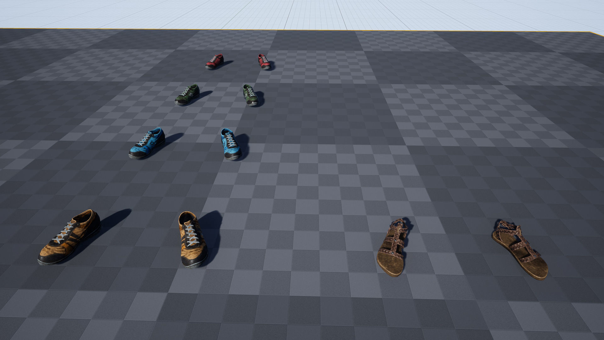 Katie three women Low-poly 3D model_15