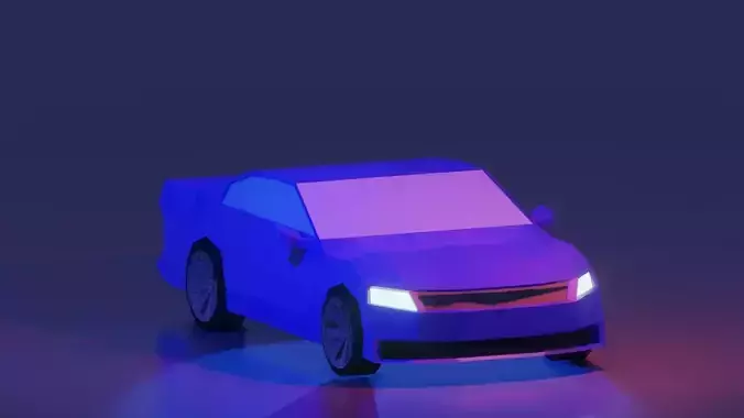 Low poly car