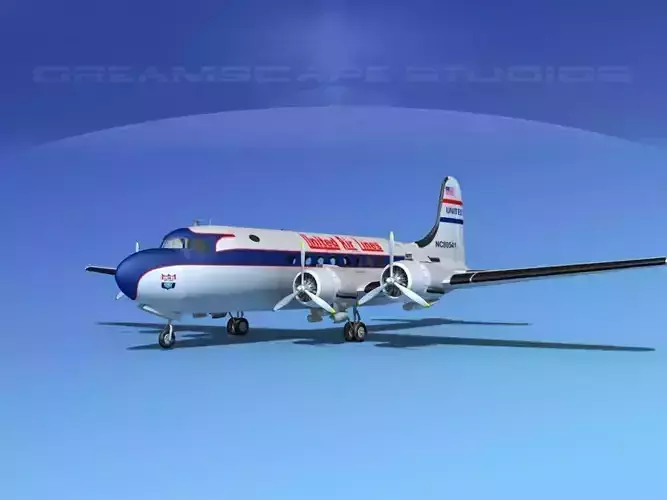 Douglas DC-4 United Airlines 1