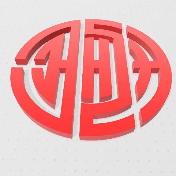 SIMBOLOS FU LU SHOU - SUERTE PROSPERIDAD Y LONGEVIDAD 3D print model_30